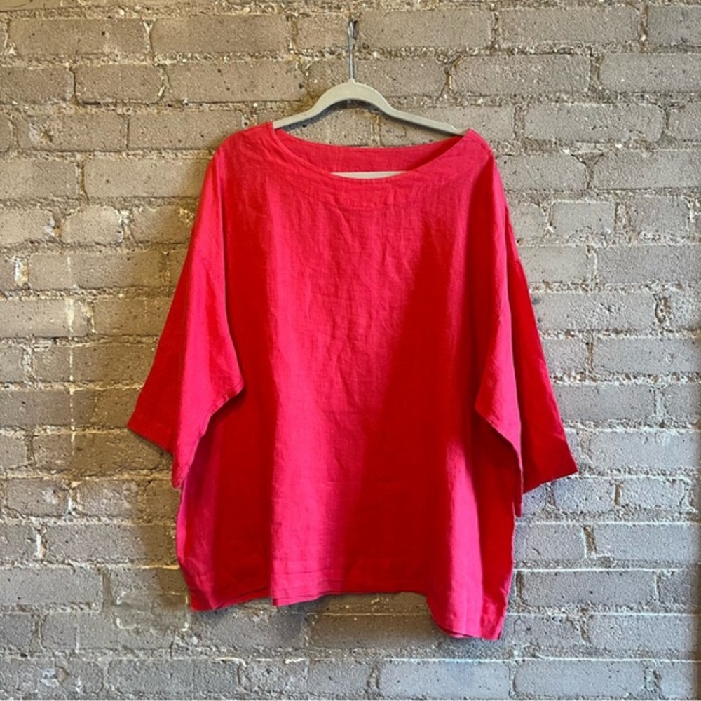 Bryn Walker Pink Oversized Boxy Tunic Size L